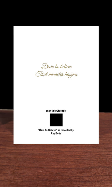 Musical Greeting Card-Ray Boltz-Dare To Believe