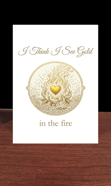 Musical Greeting Card-Ray Boltz-I Think I See Gold