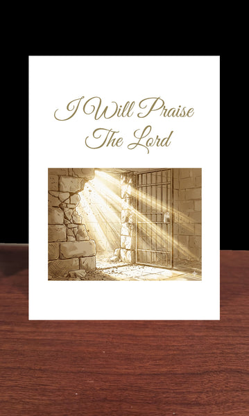 Musical Greeting Card-Ray Boltz-I Will Praise The Lord