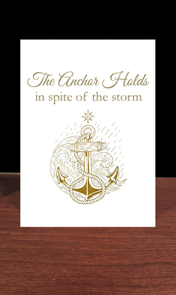 Musical Greeting Card-Ray Boltz-The Anchor Holds