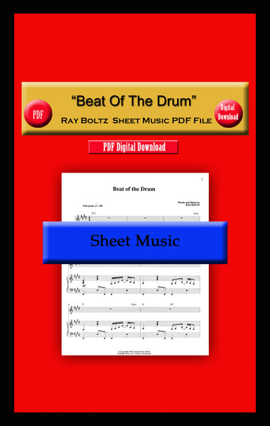 "Beat Of The Drum" Ray Boltz Sheet Music PDF File