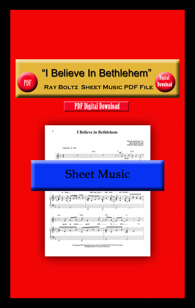 "I Believe In Bethlehem" Ray Boltz Sheet Music PDF File