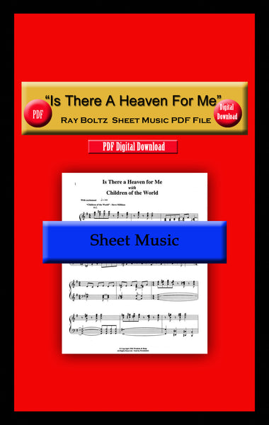 "Is There A Heaven For Me" Ray Boltz Sheet Music PDF File