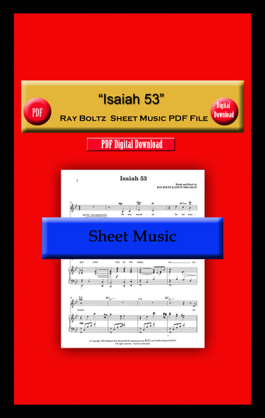 "Isaiah 53" Ray Boltz Sheet Music PDF File