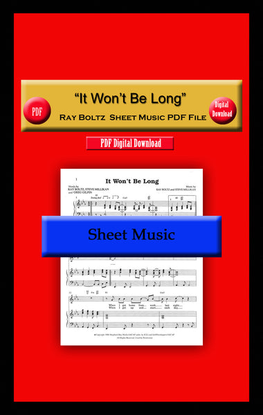 "It Won't Be Long" Ray Boltz Sheet Music PDF File
