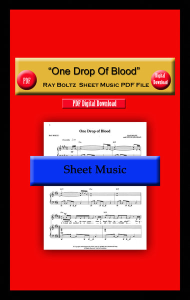 "One Drop Of Blood" Ray Boltz Sheet Music PDF File