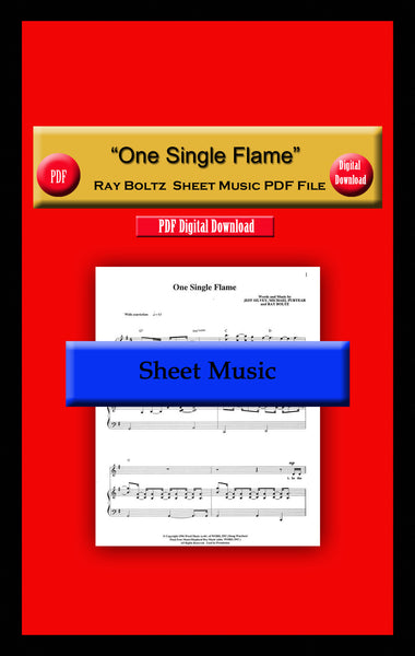 "One Single Flame" Ray Boltz Sheet Music PDF File