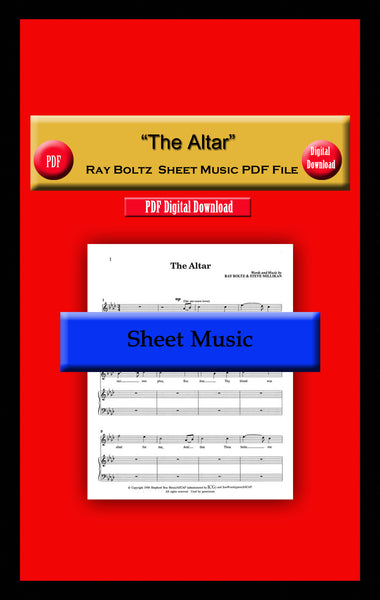 "The Altar" Ray Boltz Sheet Music PDF File