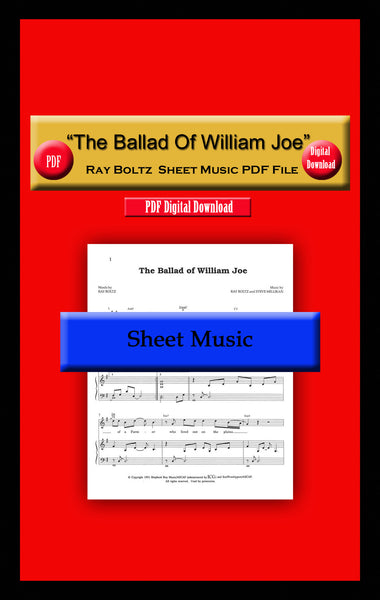 "The Ballad Of William Joe" Ray Boltz Sheet Music PDF File