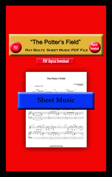 "The Potter's Field" Ray Boltz Sheet Music PDF File